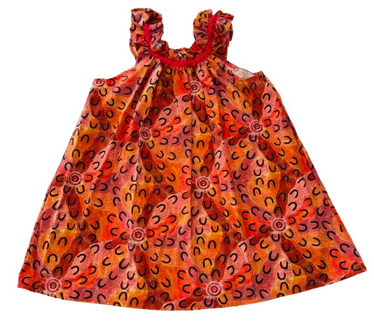 Womens Crow Dreaming Ruffle Dress