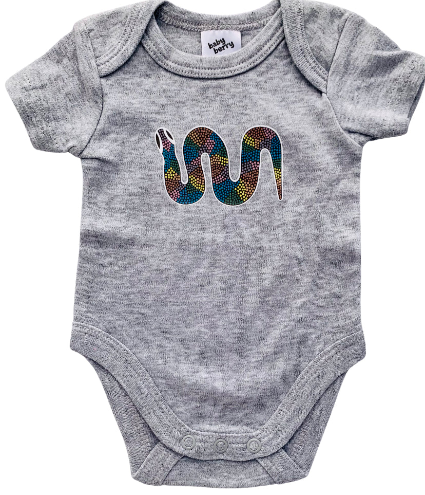 Rainbow Serpent Short Sleeve Bodysuit