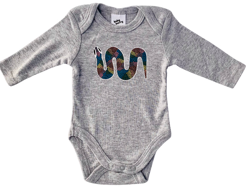 Rainbow Serpent Long Sleeve Bodysuit
