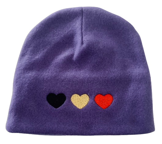 Kids Flag Hearts Beanie