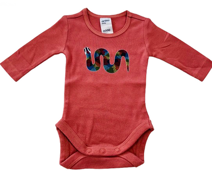 Rainbow Serpent Long Sleeve Bodysuit