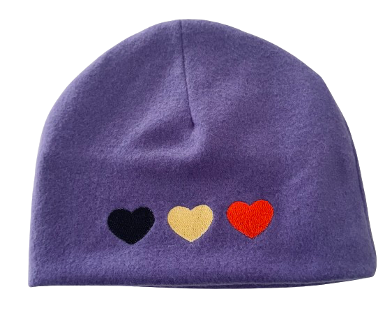 Adult Flag Hearts Beanie