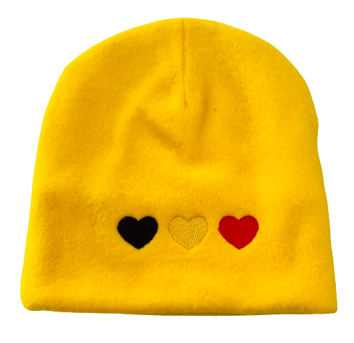 Kids Flag Hearts Beanie