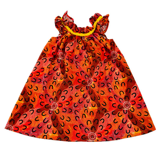 Womens Crow Dreaming Ruffle Dress