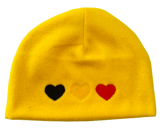 Adult Flag Hearts Beanie