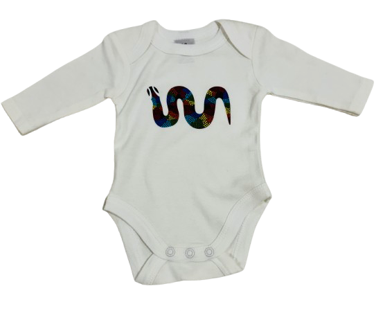 Rainbow Serpent Long Sleeve Bodysuit