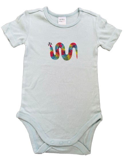 Rainbow Serpent Short Sleeve Bodysuit