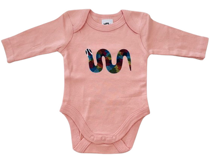 Rainbow Serpent Long Sleeve Bodysuit