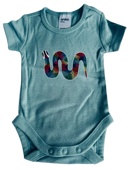 Rainbow Serpent Short Sleeve Bodysuit