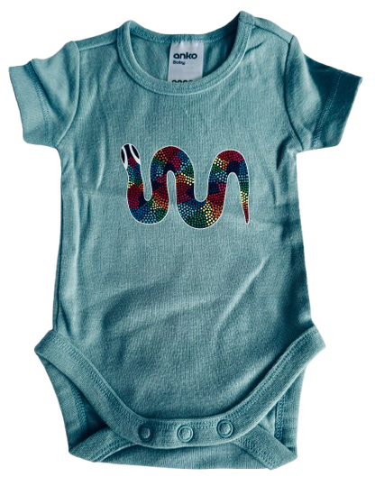 Rainbow Serpent Short Sleeve Bodysuit