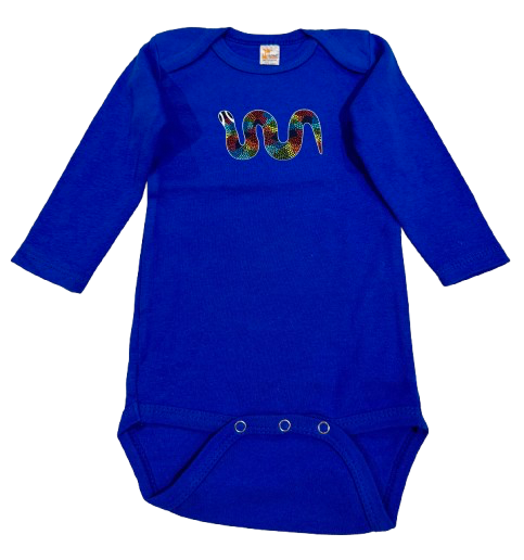 Rainbow Serpent Long Sleeve Bodysuit