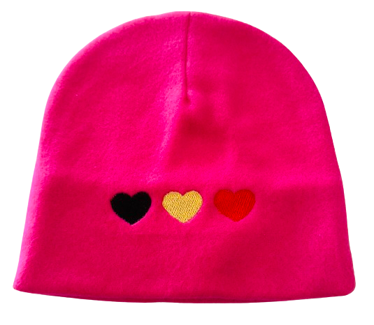 Kids Flag Hearts Beanie