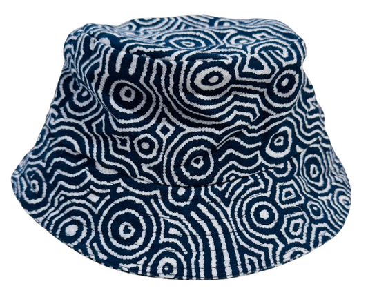 Navy Water Dreaming Bucket Hat