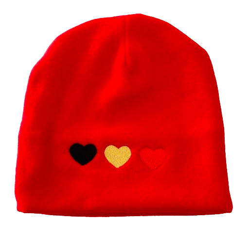 Kids Flag Hearts Beanie