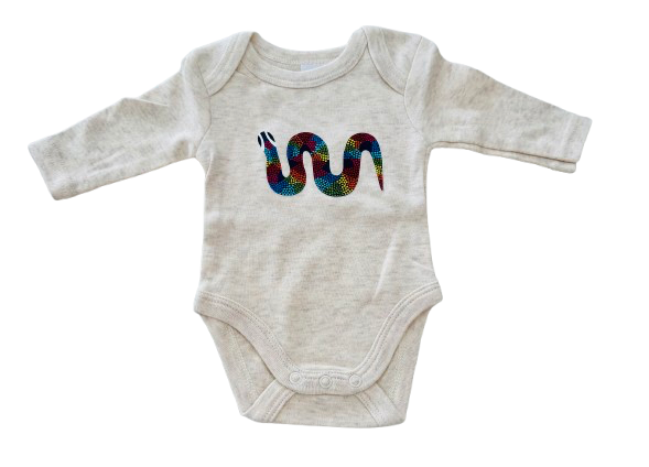 Rainbow Serpent Long Sleeve Bodysuit