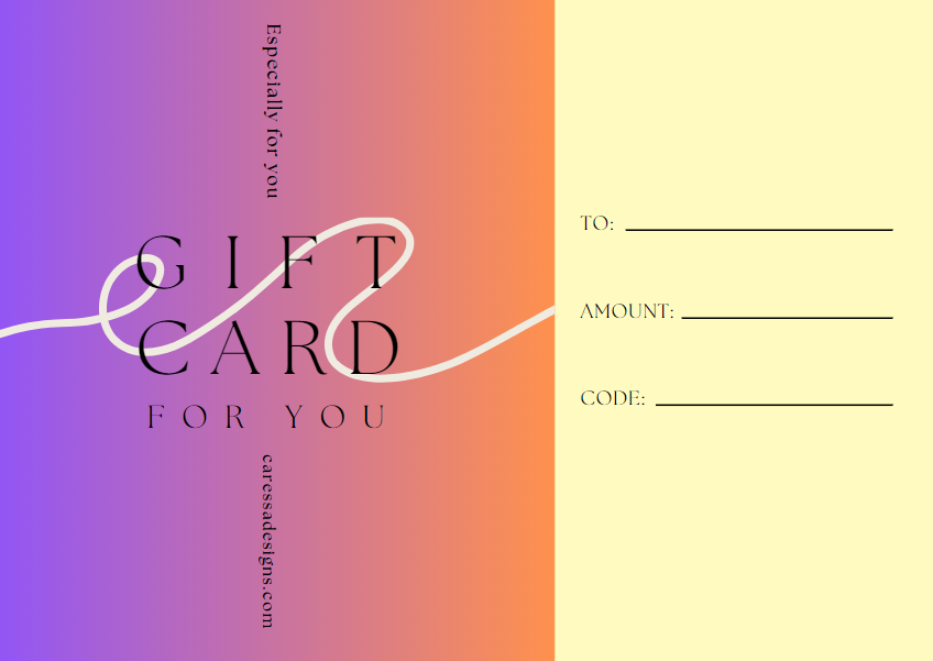 Caressa Designs Gift Card