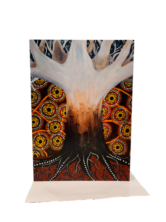 Spirit Tree A5 Greeting Card