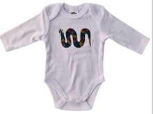 Load image into Gallery viewer, Rainbow Serpent Long Sleeve Bodysuit
